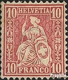sitzende helvetia 1874 Jahrgang/Thema: 1867 sitzende Helvetia.