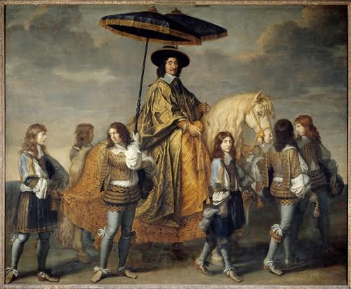 Toile Chancelier Séguier Imprimée Art Décoratif Charles Le Brun Premium 60x90