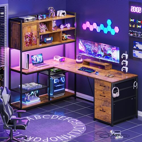 L shaped executive office desk