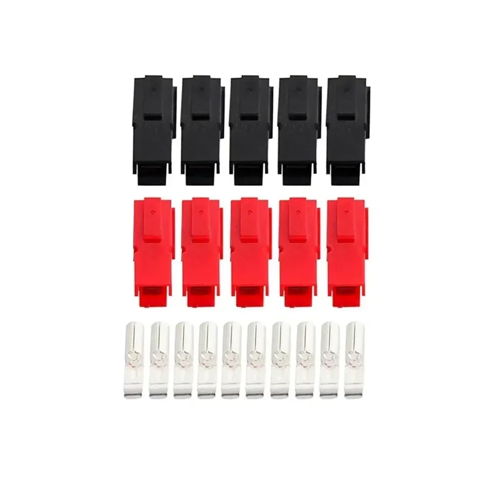Jednobiegunowe złącze akumulatora 600 V DC typu Anderson SB30 30 A, 10/50/100/500 sztuk, wysokoprądowe szybkie gniazdo, zasilacz UPS (50 szt. (25 par 30a))