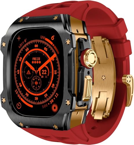 Kit de modificación de acero inoxidable y correa para transformar tu Apple Watch Ultra 7