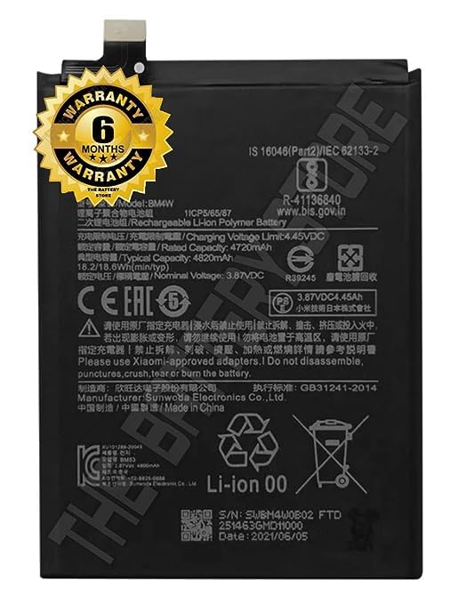 Image of Original BM4W Battery for Mi 10i /10T Lite M2007J17G Battery with 6 Month Warranty*****(G0054)
