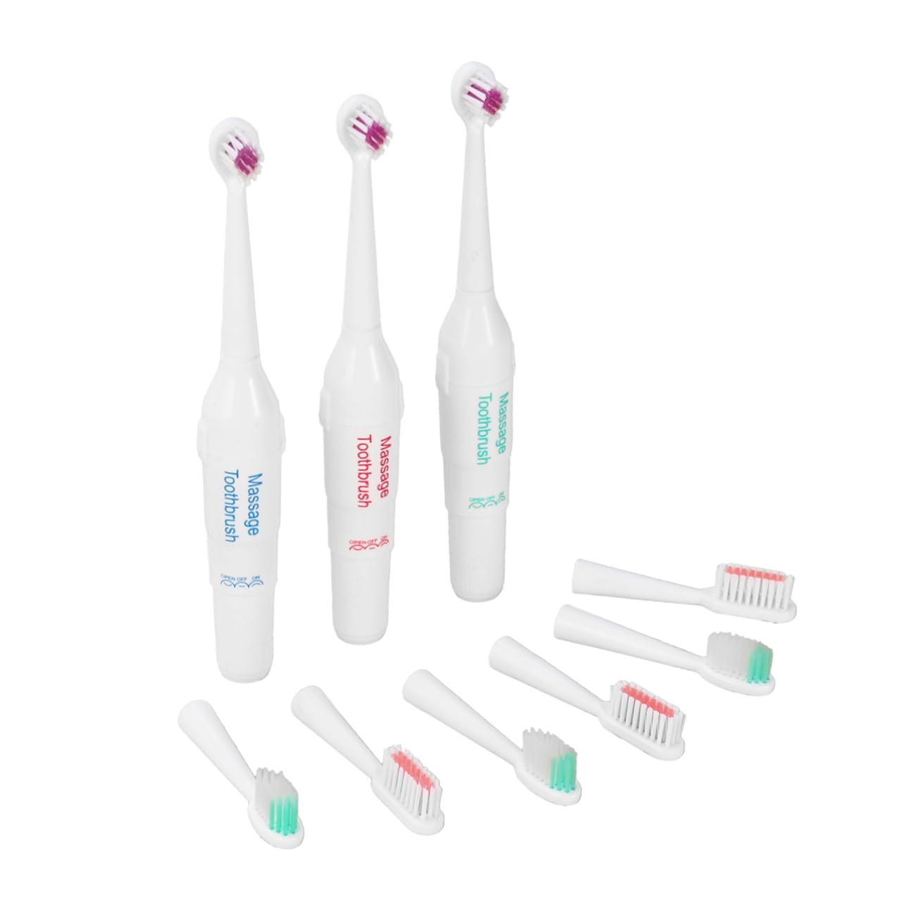 Yardwe Pet Toothbrush Puppy Toothbrush Kit Portable Gentle and Safe for Pet's Gums Random Color