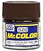 Gunze GSI Mr. Hobby Color Lacquer C520 Lederbraun Model Paint 10ml