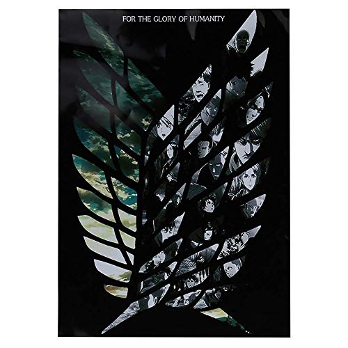 Car-Tobby Anime Japonés Attack On Titan Póster Pared Rollo Pintar Decoración Hogar...