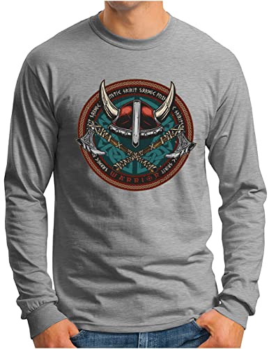 T-shirt Viking homme à manches longues pour vos soirées d'hiver
