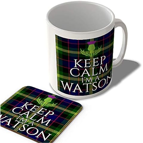 McMug Watson Tartan Mug and Coaster Set Cover