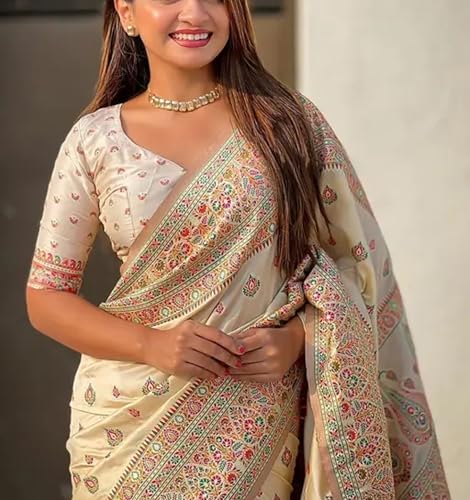 Generic kashmiri silk saree – image 5