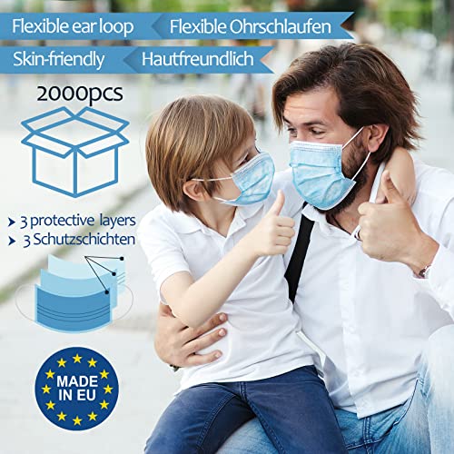 Virshields® Mascherine Monouso - 50-2000 Pezzi, 3