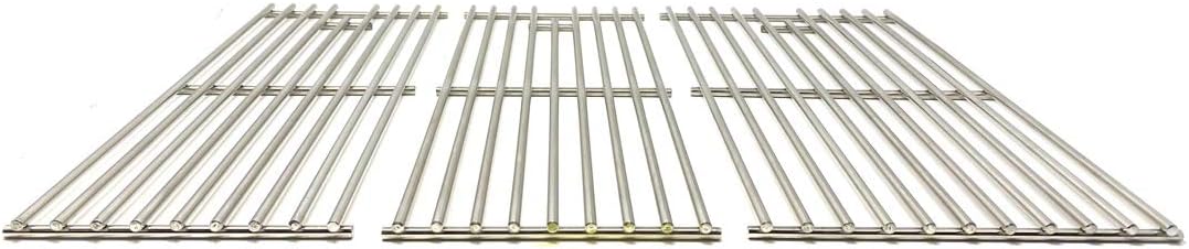 Replacement Grill Cooking Grates for Select Academy Sports B070E4-A, BQ06W1B, BQ06W1C-A, Great Outdoors KG432, KG540, 119.162310, 119.16311, 119.16311800, 119.16312800 Gas Models, Set of 3