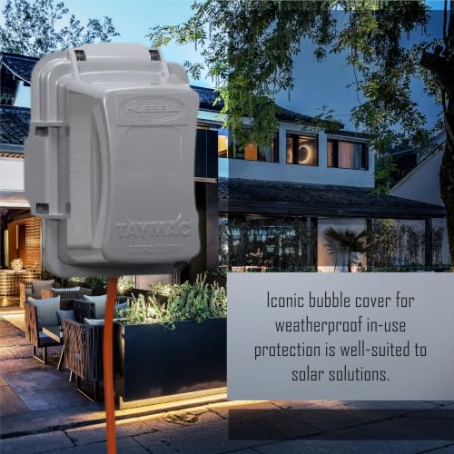 Taymac MM720G 1-Gang Horizontal or Vertical Weatherproof Jumbo Extra Duty While in Use Cover by TayMac - Used condition - Image 4