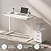 FLEXISPOT Comhar Electric Standing Desk with Drawers Charging USB A to C Port, Height Adjustable 48