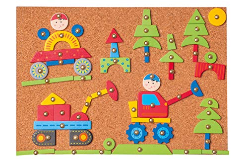 Hape International Woody 91100 Hammerspiel Korkpllate