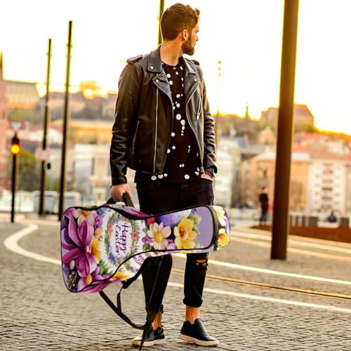 Housse guitare acoustique 40/41 pouces imperméable violette
