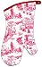 Michel Design Works Padded Cotton Oven Mitt, Christmas Wonderland