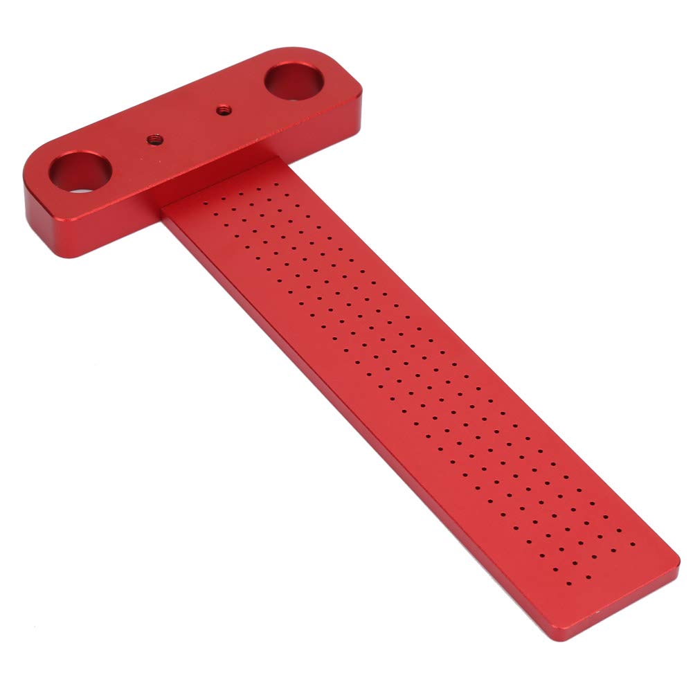 Règle carrée de type T pour le travail du bois en alliage d'aluminium Outil de marquage de menuiserie pour les amateurs de bricolage du bois T160 T260 en option (T-160)