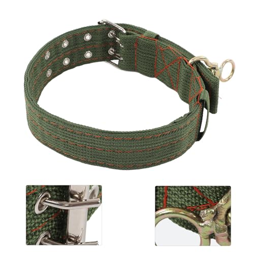 4 Stück Verstellbares Dickes Hundehalsband, Tierhalsband, Schafhalsband, Hundehalsband Canvas Halsband, Verstellbares Schafhalsband, für Pferd, Rind, Hund, Kamel, Bitte überprüfen sie die größe(XL)