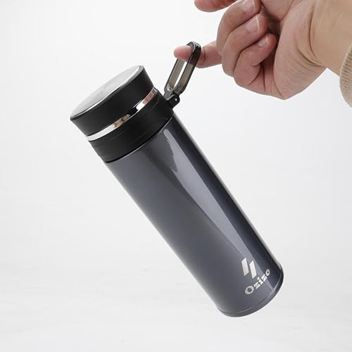Miniatura 8 de Termo de té con infusor, termo de acero inoxidable de 18 onzas con aislamiento de doble pared Ozizo Flask con tapa a prueba de fugas