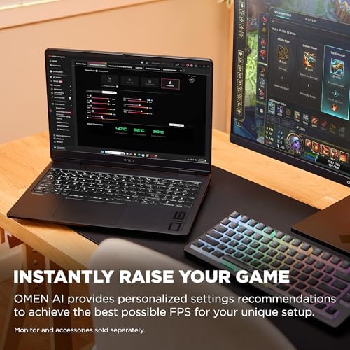 HP OMEN 16 Gaming Laptop, Intel Core 7-240H, 32GB DDR5, 1TB SSD, NVIDIA GeForce RTX 5070 GPU (8GB GDDR7), 2K IPS sRGB 144Hz VRR Display (1920x1200), Windows 11 Home, Shadow Black (16-am0030ca) - 5