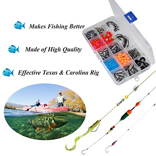 THKFISH-Angeln-Gewichte-Angelzubehoer-Set-Blei-Angeln-Carolina-Rig-Texas-Rigs-Angelgewichte-Set-35Stueck-339Stueck-389Stueck