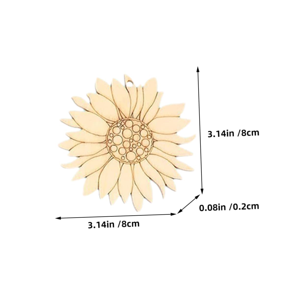 TOYANDONA 160stücke Unvollendete Holzscheiben Für Bastelprojekte Holzschnitt-zubehör Für Malerei Und Dekoration Für Erwachsene Designs