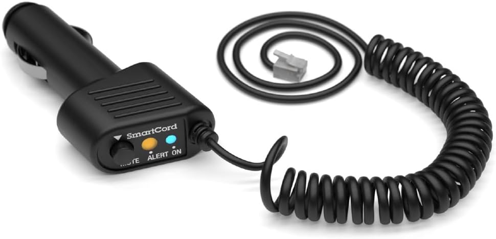 Radar Detector SmartCord Coiled Wire for Redline 360c, MAX 360/c MKII, 3, 4, MAXcam 360c and Additional Models