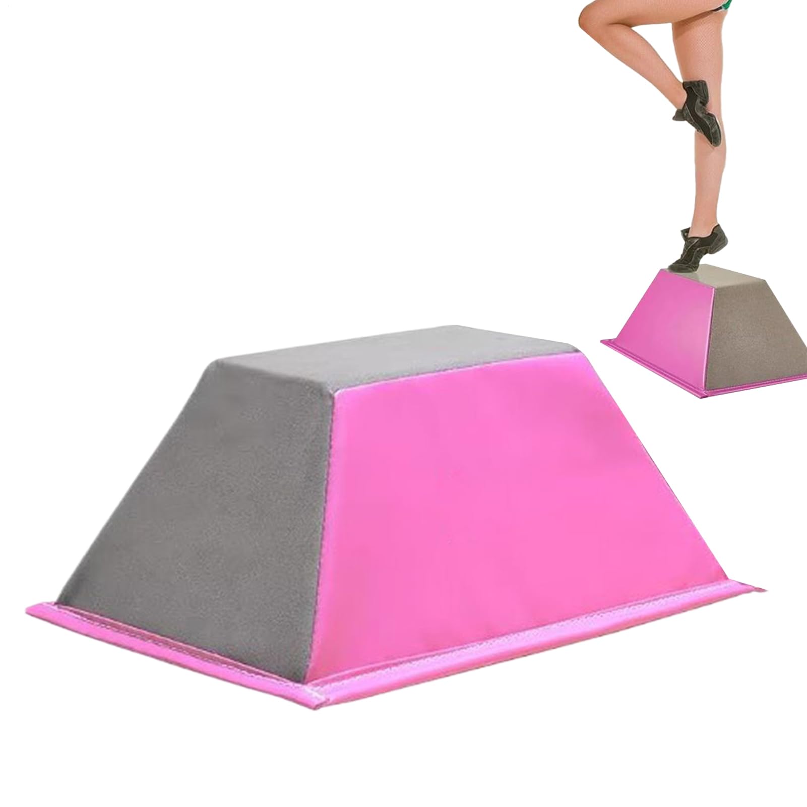 Halterung für Cheerleading-Träger, stabiles Balance-Board – Gymnastik-Ausrüstung, rutschfest, Trapezform, für Zuhause, Studio, Fitnessstudio, drinnen und draußen