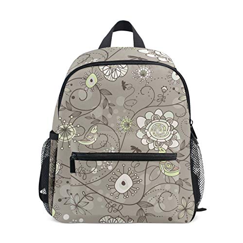 MONTOJ Sac d'école ethnique Birds Bloom pour garçons