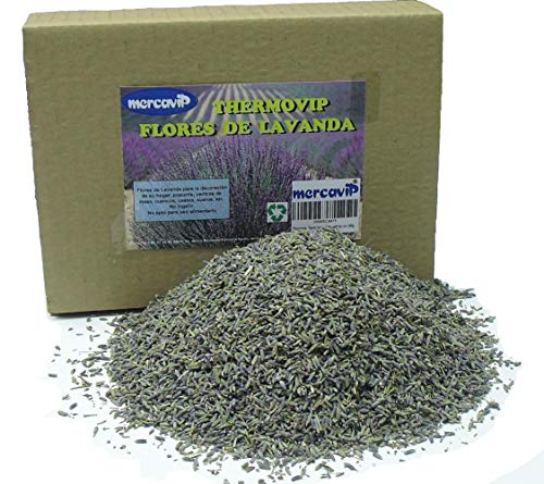 MERCAVIP Thermovip. Flores de Lavanda (Espliego) 100% Natural para su hogar. 1º Calidad Extra 200g Cover