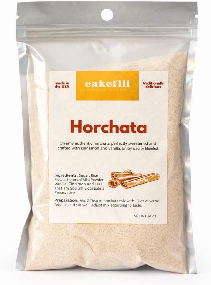 Cakefill Classic Horchata, Instant Beverage Mix, 14 Ounce