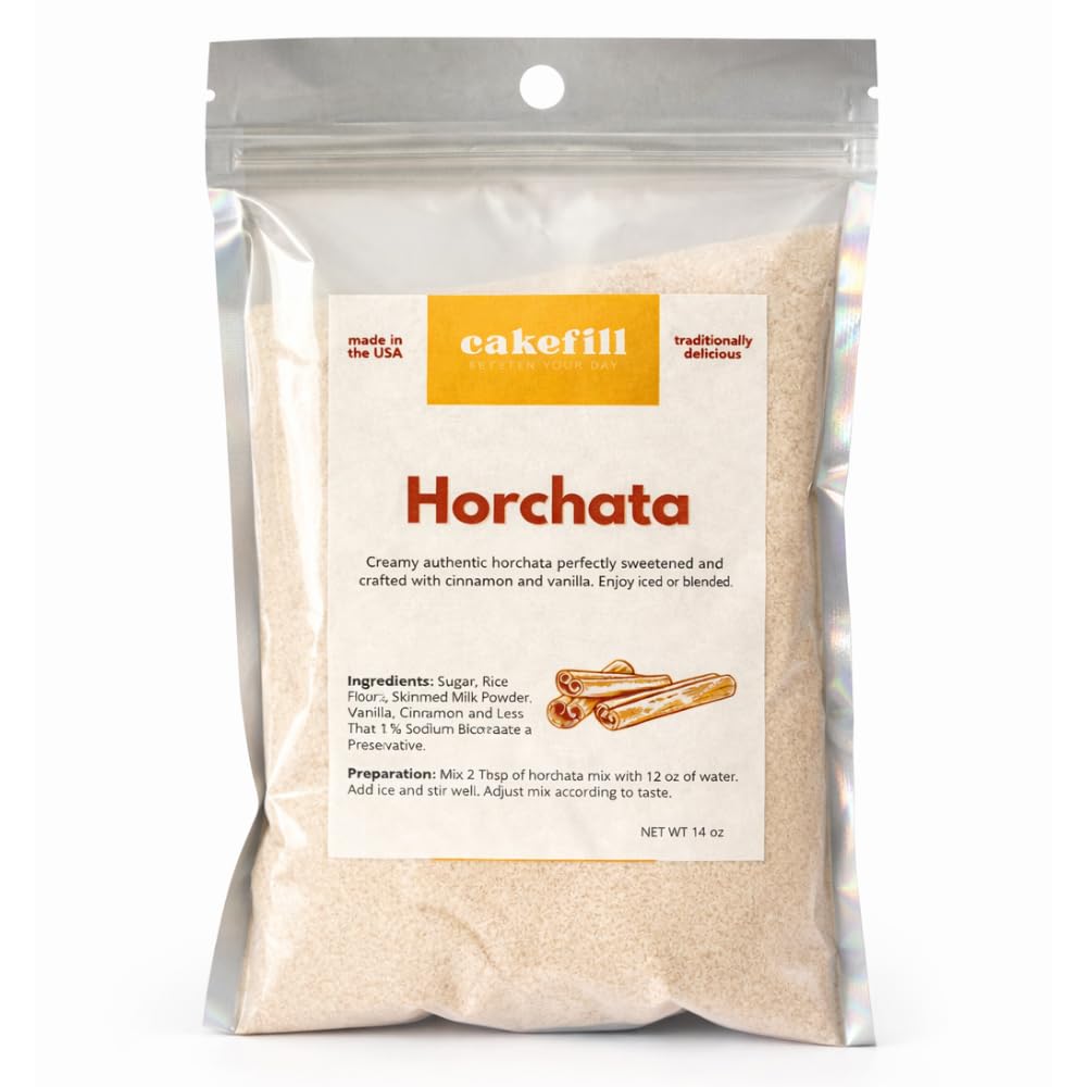 Cakefill Classic Horchata, Instant Beverage Mix, 14 Ounce