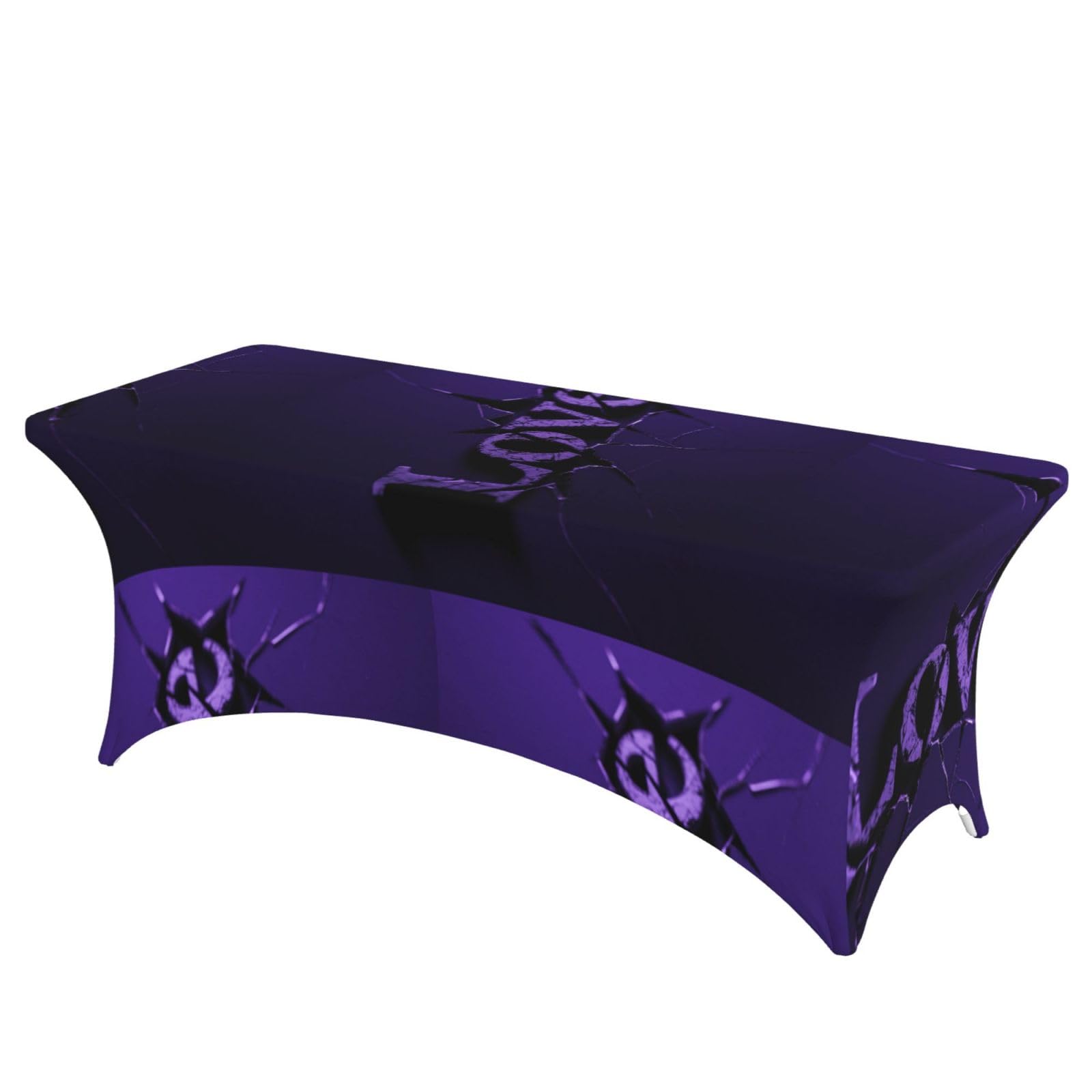 LMNGH Love Decorative Tablecloth Protector for Wedding, Banquet & Parties6FT Spandex Rectangle Tablecloths, Stretch Washable Table Cloth Wrinkle Free Patio Table Cover