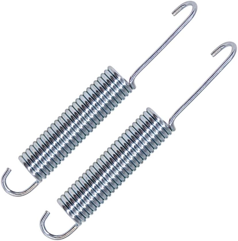 Yoogu 4-1/4" Overall Length Spring Replacement Recliner Sofa Chair Mechanism Tension Springs (Pack of 2) - Long Neck Hook Style | 26 Turns