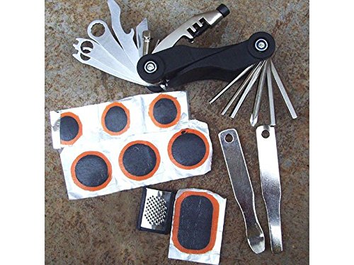 Rhegeneshop 16 in 1 Multi-Function Bicycle Bike Cycling Repair Tools Chain Rivet Extractor