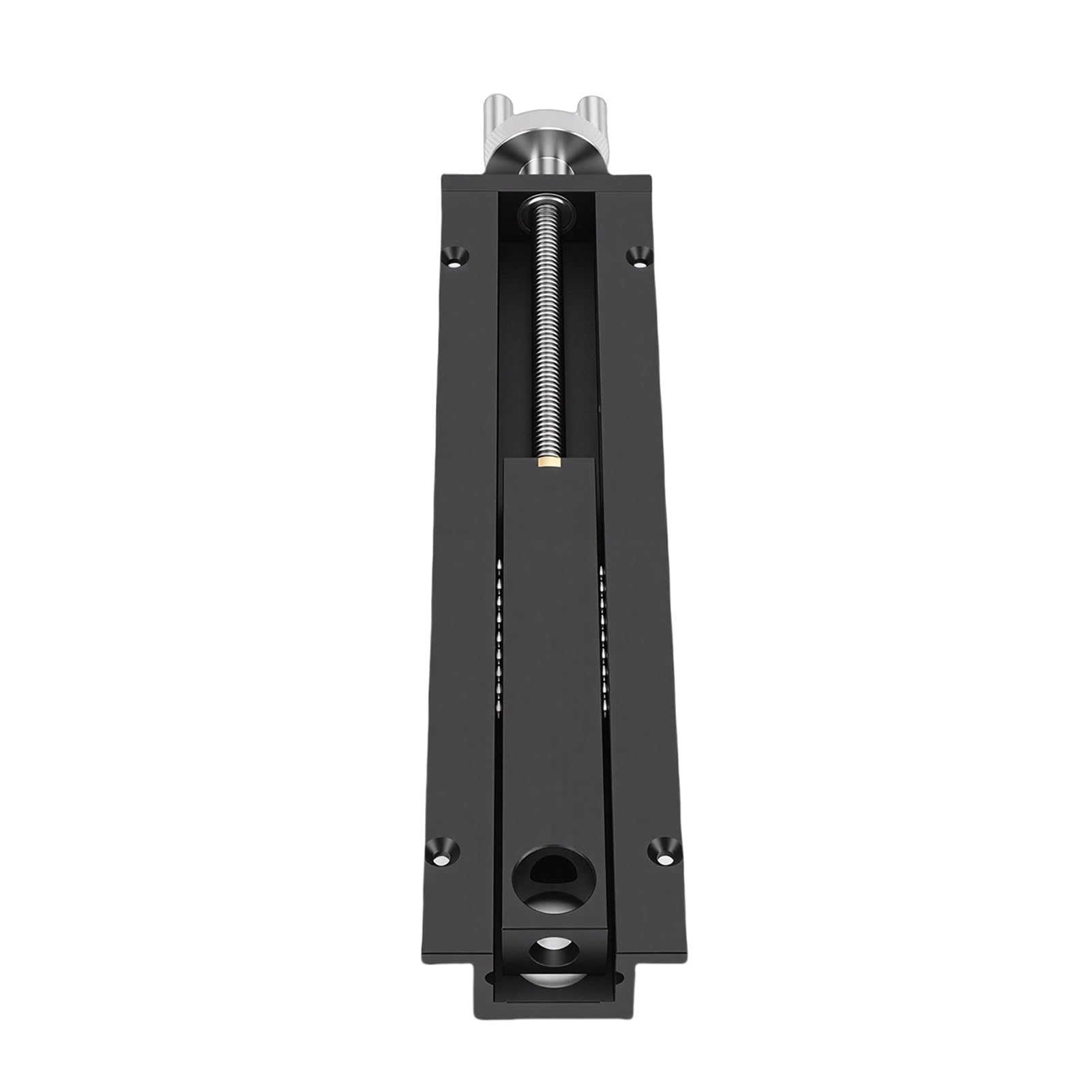 Aramox Imadło Stołowe Stop Aluminium Imadło Końcowe ze Stali Nierdzewnej Skok 0 do 110 Mm Skok 20 Mm Otwór Imadła Stołowego Szybkozłącze Zacisk do Mocowania Obróbki Drewna Wiercenie Obróbka Metali