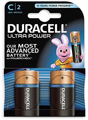 Duracell - Ultra C, Pilas paquete de 2