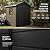 DWVO 6X5FT Resin Storage Shed with Reinforced Floor, Outdoor Storage Shed with Lockable Door, Window and Vents, Waterproof Plastic Tool Shed for Garden, Backyard, Patio, Lawn