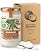 NaturaleBio Bio Kokos&ouml;l 1000ml Nativ. Kaltgepresst und Rein. Kokos&ouml;l Bio kaltgepresst Herkunftsland Sri Lanka. Organic Raw Virgin Coconut Oil.