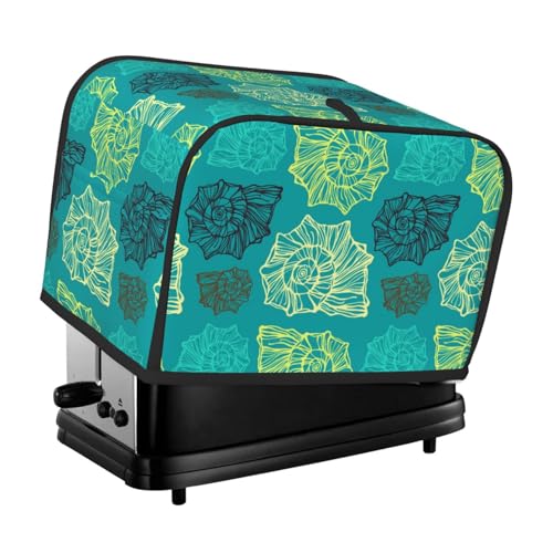 Copertura per tostapane a 2 fette, impermeabile, con tasche, per piccoli elettrodomestici da cucina, protezione dalle impronte digitali, lavabile in lavatrice