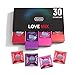 Produktbild Durex Love Mix Kondome-Mischung  Perfekter Sitz & Angenehmer Geruch  Mit 4 verschiedenen Kondom-Sorten, stilvolle Aufbewahrungsbox  30er Pack (1 x 30 Stück)