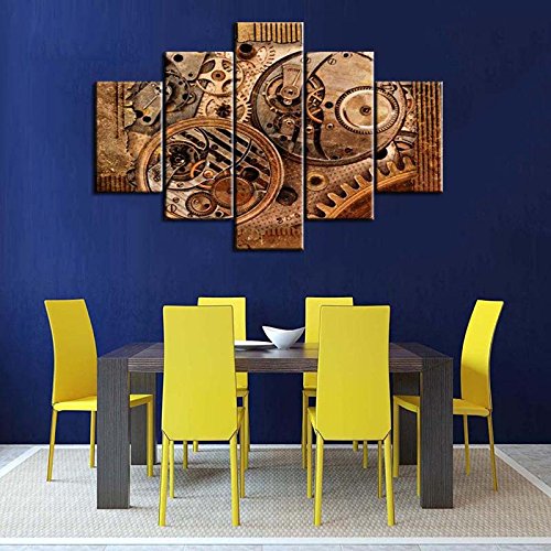Amazon.co.jp: レトロアンティーク5 Piece Painting on Canvas 60