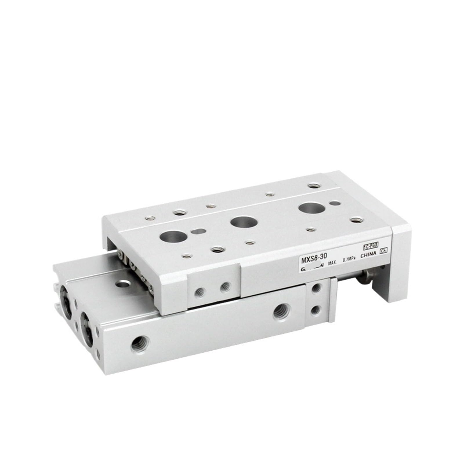 Cylindre MXS16 guidage pneumatique double tige course 10 à 125mm