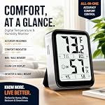 Indoor Thermometer Hygrometer, Max Min Records, w/Battery - Image 3