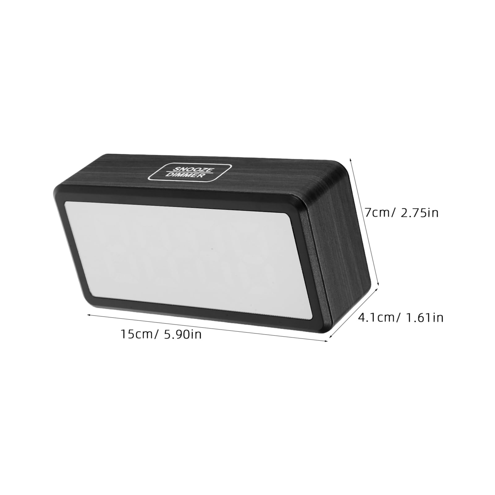 Orologio Digitale LED con Effetto Venatura Legno Rgb