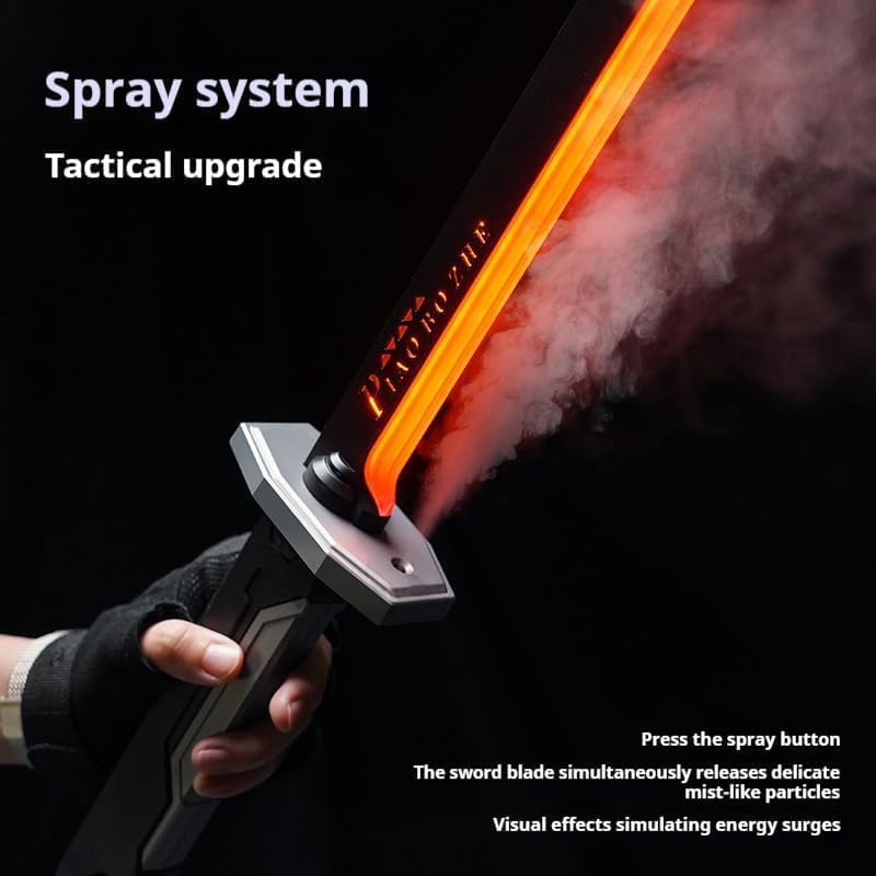 Spark FX Lightsaber Sword with LED Light Blade – Real Spark