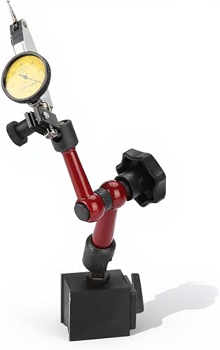 Strong Magnetic Stand Base Holder + Lever Dial Test Indicator - Flexible Adjusta