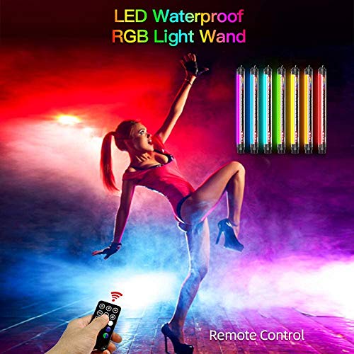 Impermeabile Light Stick RGB Handheld Video LED colorato 8 Emissione dei colori Illuminazione fotografica di controllo remoto - Image 7