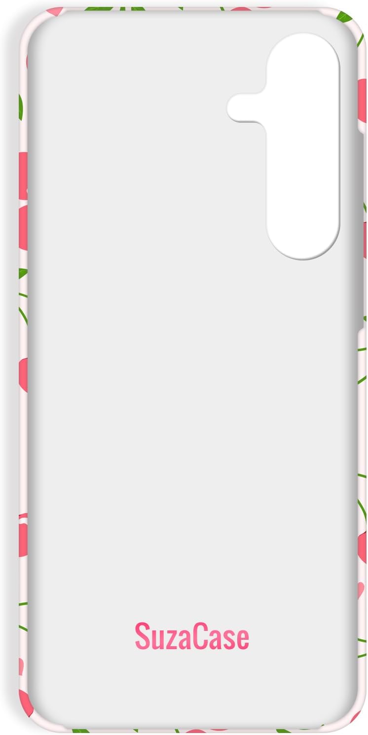 for Samsung Galaxy S24 FE 5G, Samsung S24 FE Case - Cherry Pink Pattern Design Printed Cute, Sleek Durable Hardshell Protective Designer Phone Back Case/Cover for Samsung S24 FE - Image 7