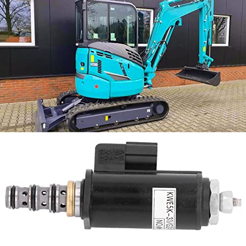 YN35V00021F1, Válvula de controle de bomba hidráulica estável e confiável Válvula de solenóide elétr