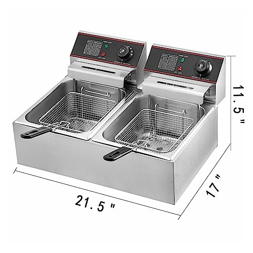 Friteuse électrique 5000W double réservoir YB-82 pour cuisson rapide - 7
